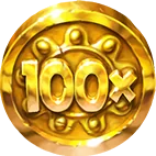 Moneda 100x de Pirots 5 City of Gold